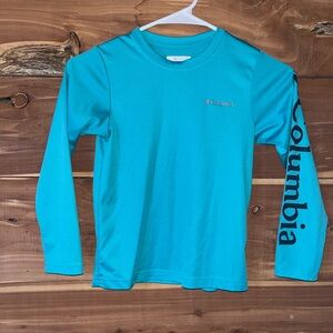 Columbia Teal Long Sleeve Shirt